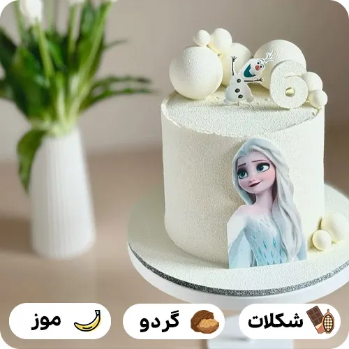 عکس کیک تولد السا جدید