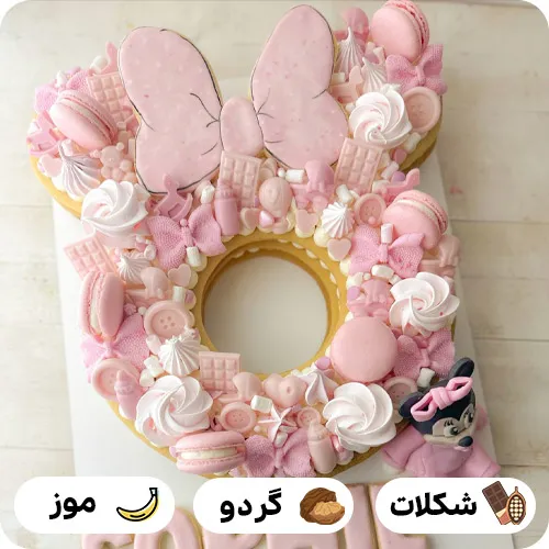 عکس کیک تولد میکی موس دخترانه