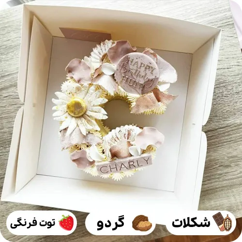 کیک حرف C انگلیسی