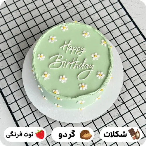 عکس کیک تولد دخترانه بهار