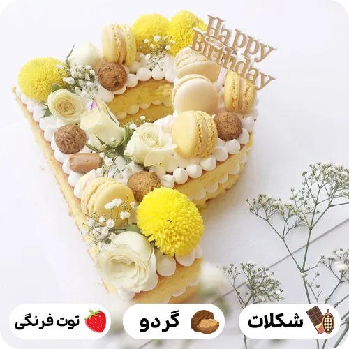 کیک حروف p