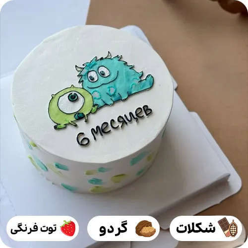 کیک تولد دانشگاه هیولاها