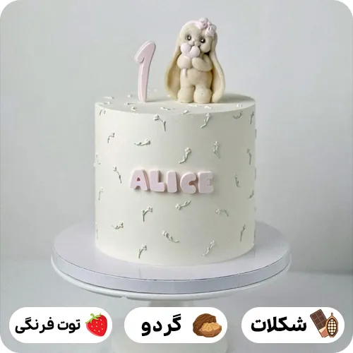 عکس کیک تولد مدل خرگوش