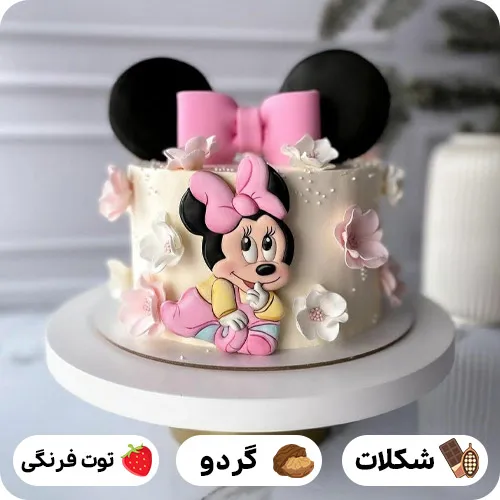 کیک تولد عکس میکی موس