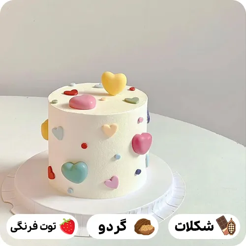 کیک تولد نوجوان ساده