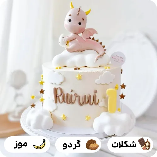ایده کیک تولد نوزاد دختر