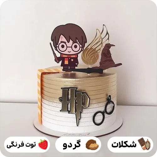 کیک هری پاتر خامه ای