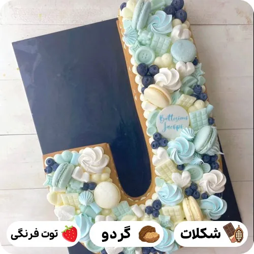 کیک حرف j