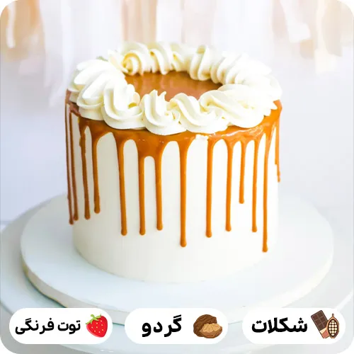 کیک تولد پاییز زنانه