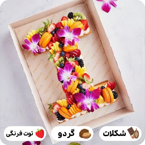 کیک حرف i