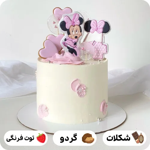 عکس کیک تولد با تم میکی موس