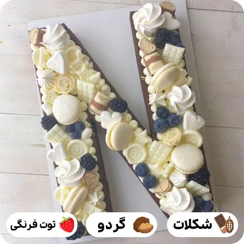 کیک حرف n