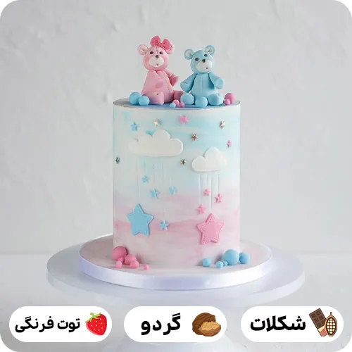 مدل های کیک تعیین جنسیت